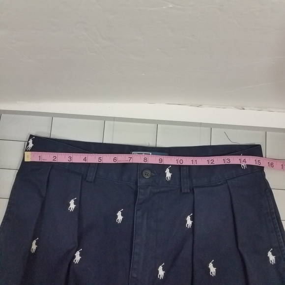 Polo by Ralph Lauren Tyler Shorts 31-9 Inseam All Over Pony Insignia - Picture 11 of 14